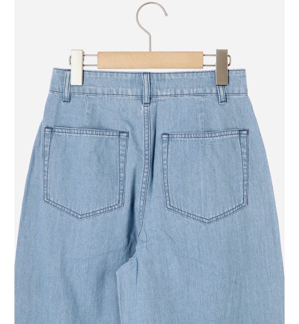 le.coeur blanc「ライトオンスデニムバギーパンツ」|デニム|