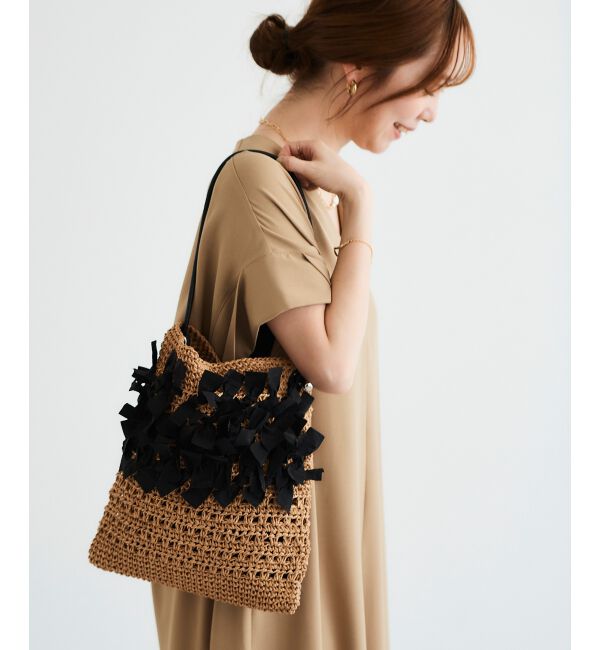 le.coeur blanc「ペーパーリボンショルダー」|ショルダー・メッセンジャー|