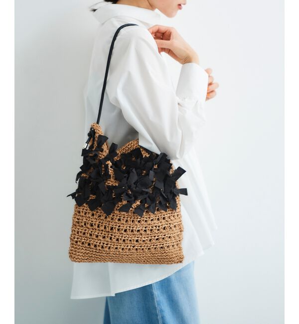 le.coeur blanc「ペーパーリボンショルダー」|ショルダー・メッセンジャー|