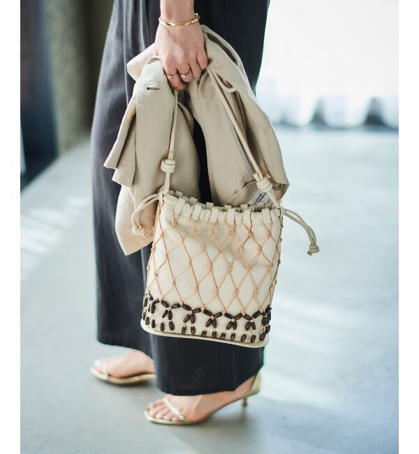 le.coeur blanc「BAGMATI レザー&times;コードショルダー」|ショルダー・メッセンジャー|