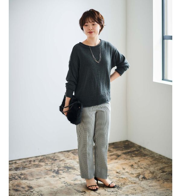 le.coeur blanc「ドライストレッチテーパードパンツ」|その他|