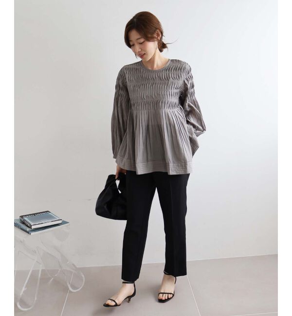 le.coeur blanc「ドライストレッチテーパードパンツ」|その他|