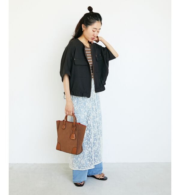  「《シワになりにくく速乾性》ドビークロスドロストブルゾン」|ブルゾン・スタジャン|