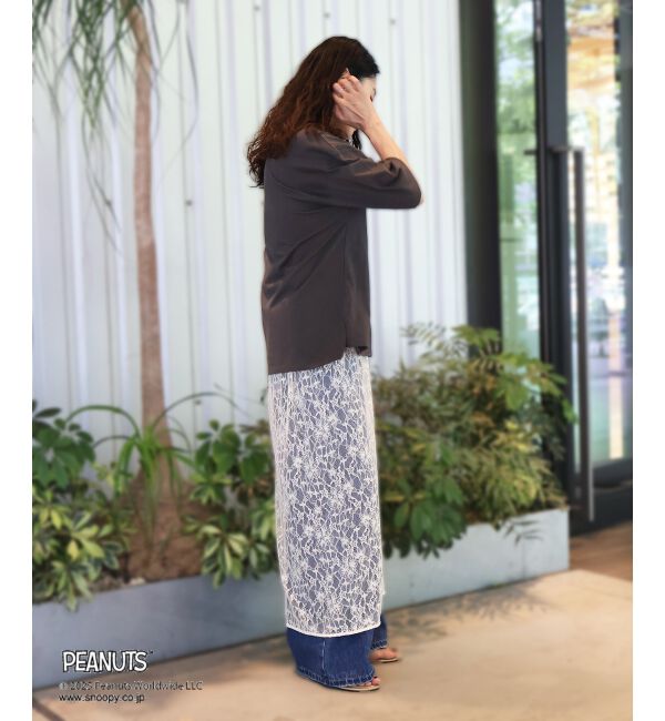  「【PEANUTS】フットボールTシャツ」|Tシャツ・カットソー|