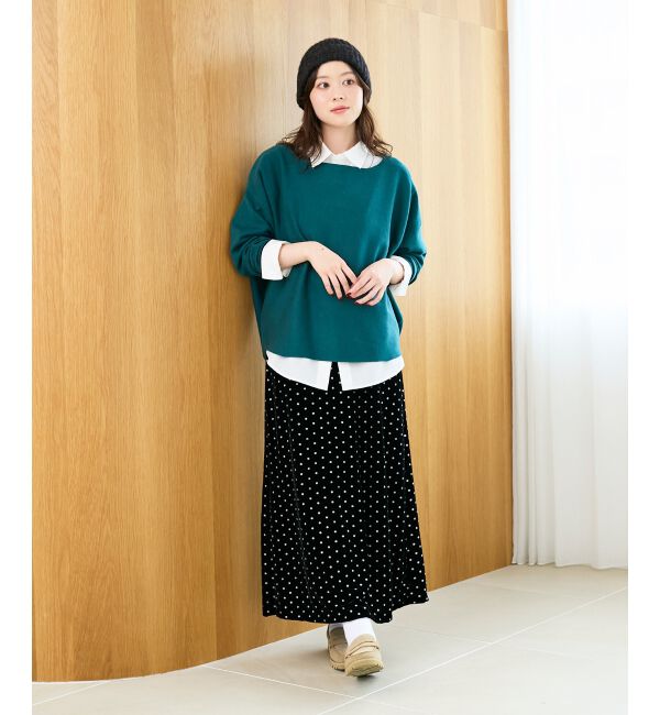  「グリッタードットベロアナロースカート」|スカート|