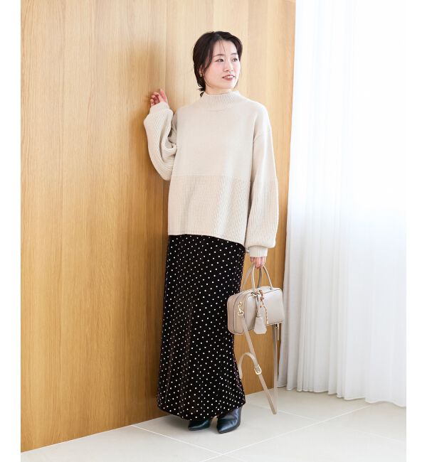  「グリッタードットベロアナロースカート」|スカート|