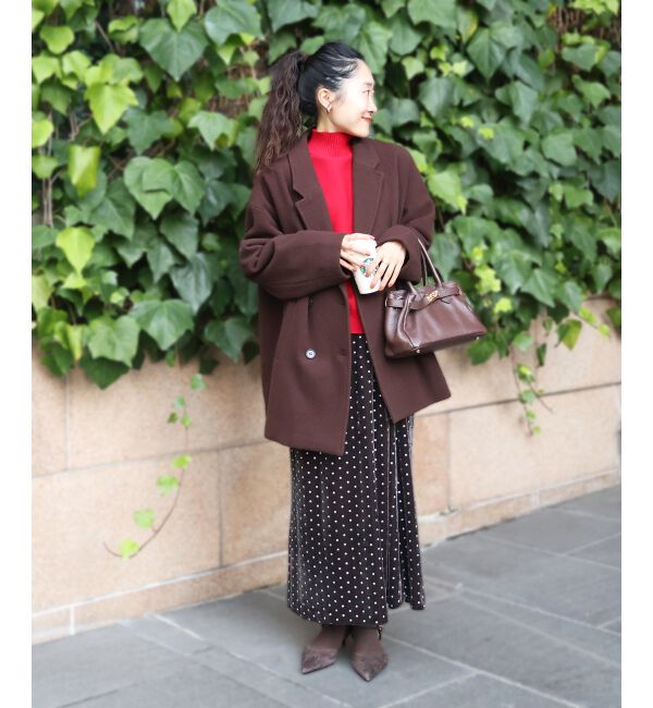  「グリッタードットベロアナロースカート」|スカート|