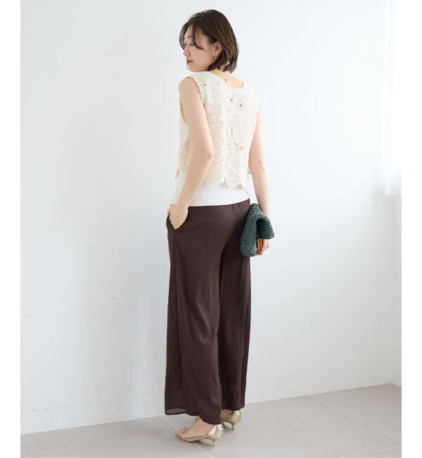  「TORRAZZO DONNAクロシェレースベスト」|ベスト・ジレ|