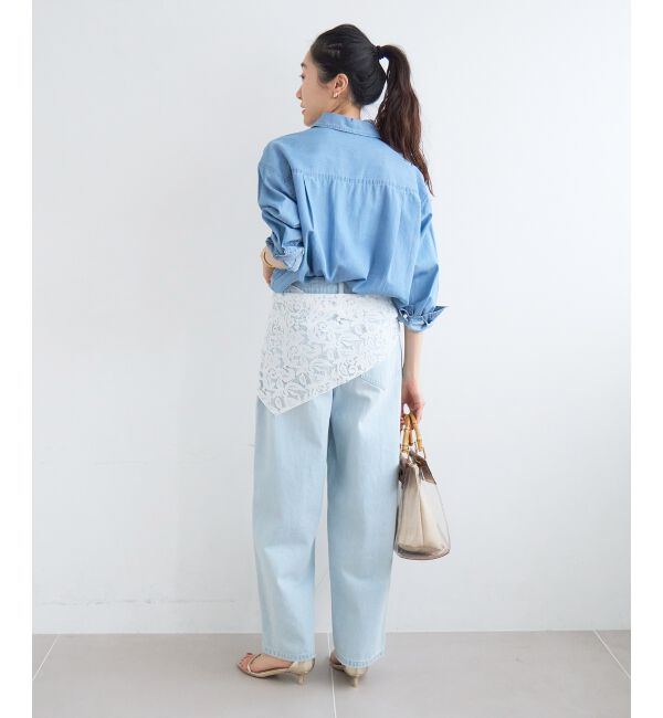  「シアーデニムシャツ」|シャツ・ブラウス|