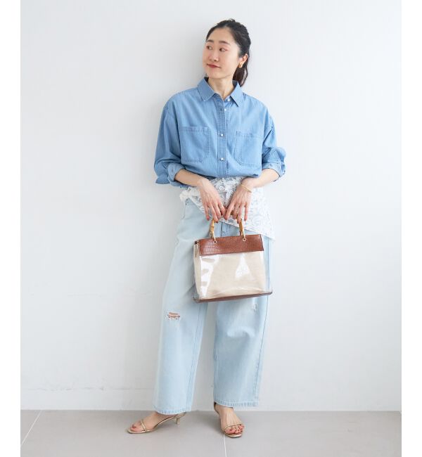  「シアーデニムシャツ」|シャツ・ブラウス|