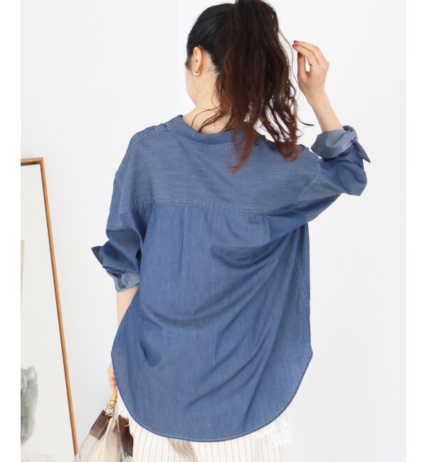  「シアーデニムシャツ」|シャツ・ブラウス|