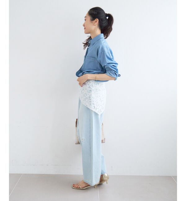  「シアーデニムシャツ」|シャツ・ブラウス|