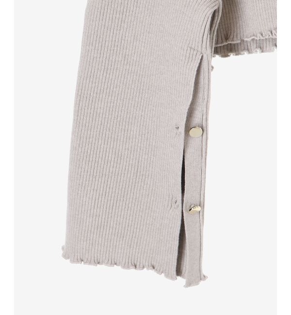 MAJESTICLEGON「プレートカーデsetニットワンピ」|ワンピース|