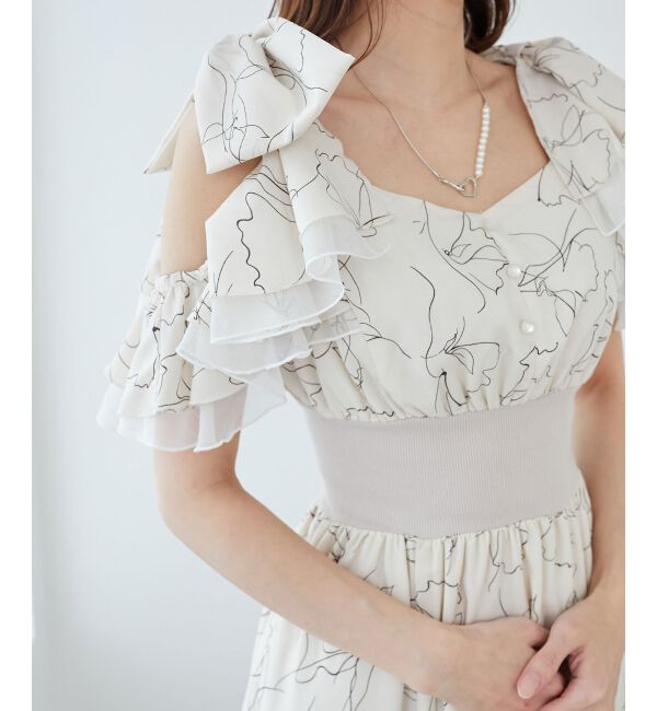  「&infin;フリルリボンコルセットワンピース」|ワンピース|