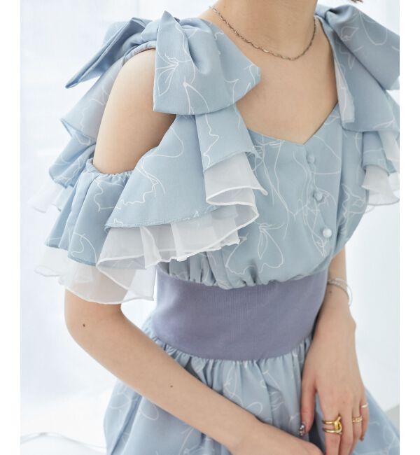  「&infin;フリルリボンコルセットワンピース」|ワンピース|