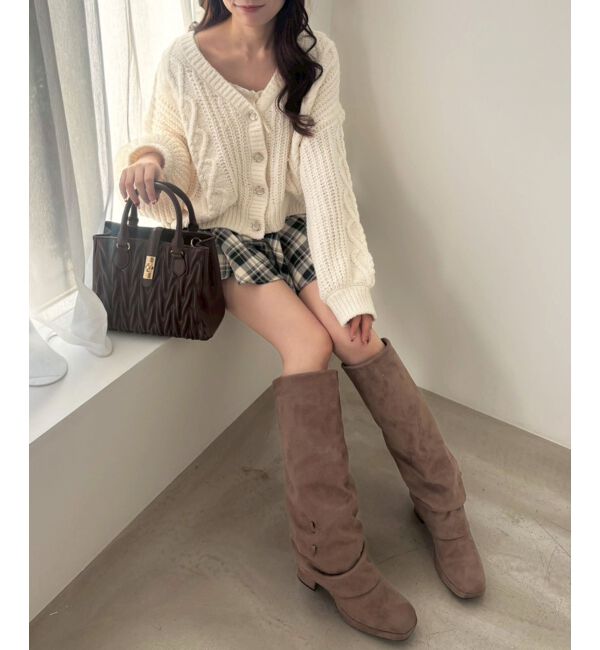  「マルチwayチェーンカバーロングブーツ」|ロングブーツ|