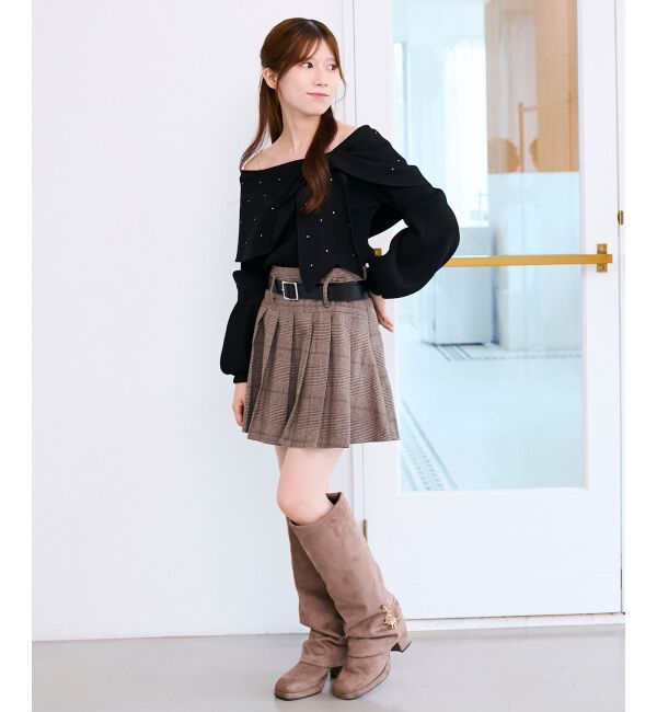  「マルチwayチェーンカバーロングブーツ」|ロングブーツ|