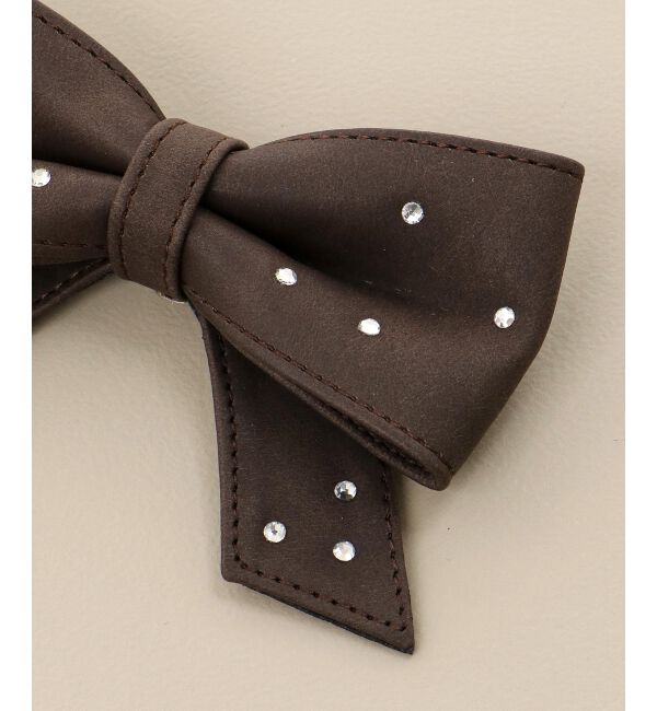  「ビジュー付きリボンクリップ」|その他|