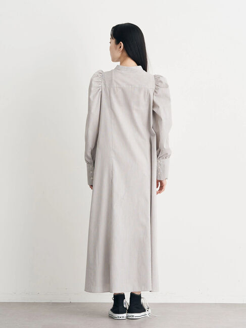 earth music&ecology「ボリュームスリーブシャツワンピース」|ワンピース|