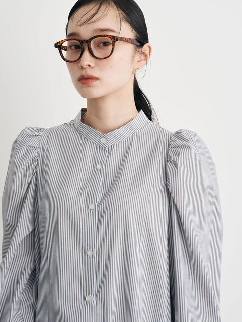 earth music&ecology「ボリュームスリーブシャツワンピース」|ワンピース|