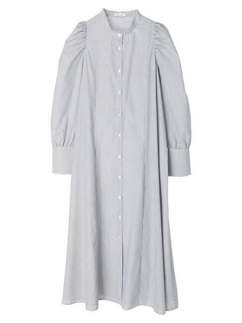 earth music&ecology「ボリュームスリーブシャツワンピース」|ワンピース|