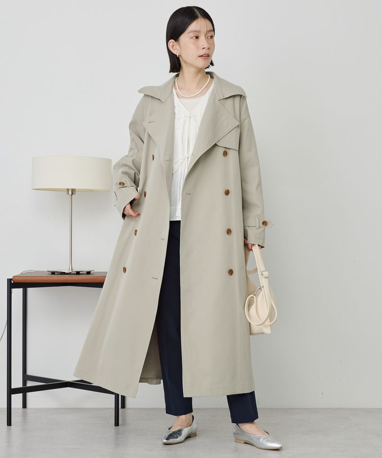 AMERICAN HOLIC「ロングトレンチコート」|トレンチコート|Light Khaki