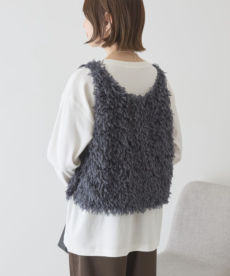 AMERICAN HOLIC「【選べる丈】フェザーVネックベスト」|ベスト・ジレ|