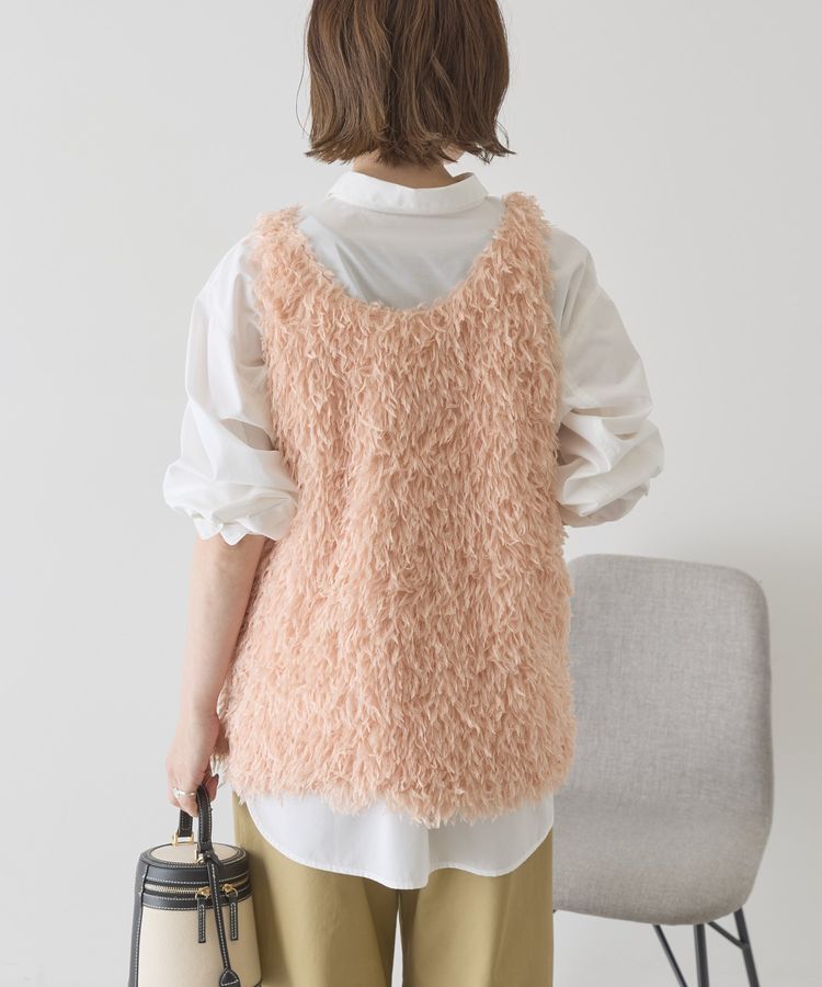 AMERICAN HOLIC「【選べる丈】フェザーVネックベスト」|ベスト・ジレ|