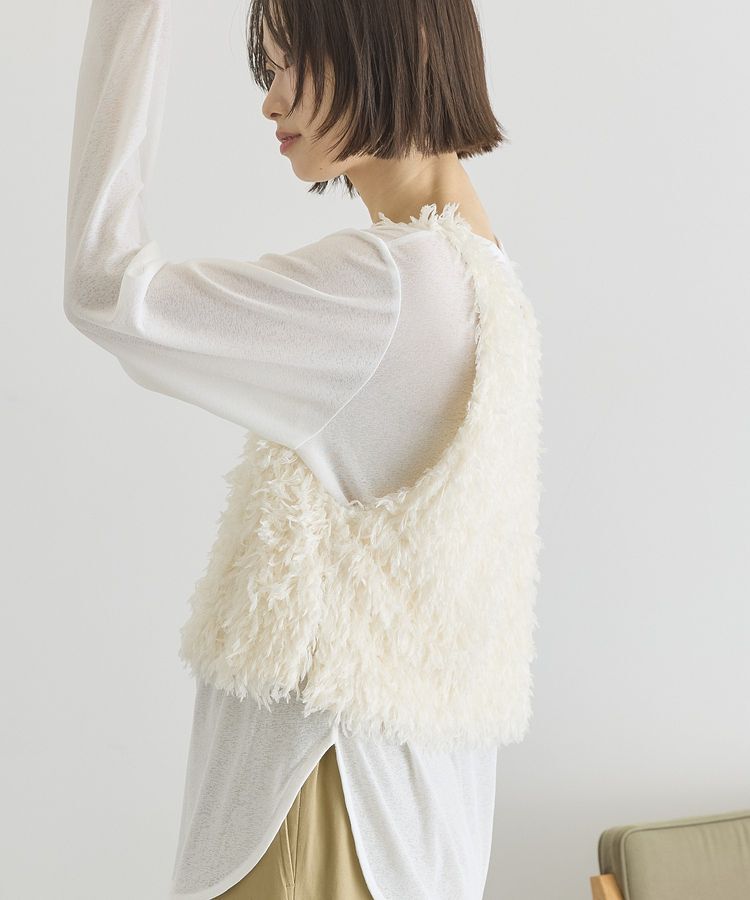 AMERICAN HOLIC「【選べる丈】フェザーVネックベスト」|ベスト・ジレ|