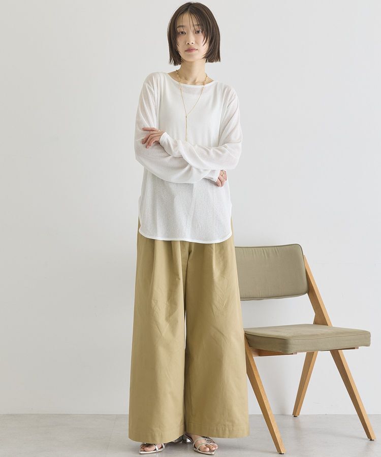 AMERICAN HOLIC「【選べる丈】フェザーVネックベスト」|ベスト・ジレ|