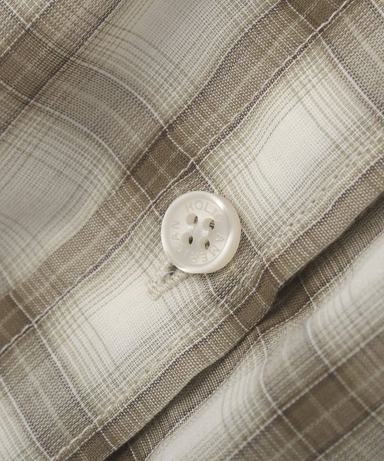 AMERICAN HOLIC「【接触冷感・イージーケア】シアーチェックシャツ」|シャツ・ブラウス|