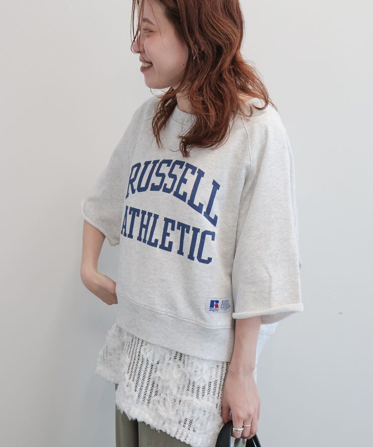 AMERICAN HOLIC「【RUSSELL】ロゴ半袖スウェット」|スウェット・ジャージ|