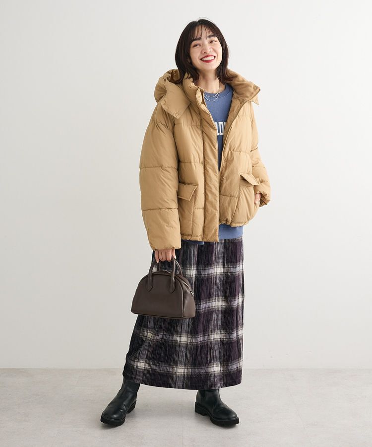 Green Parks「ライトファイバーフーディブルゾン」|ブルゾン・スタジャン|