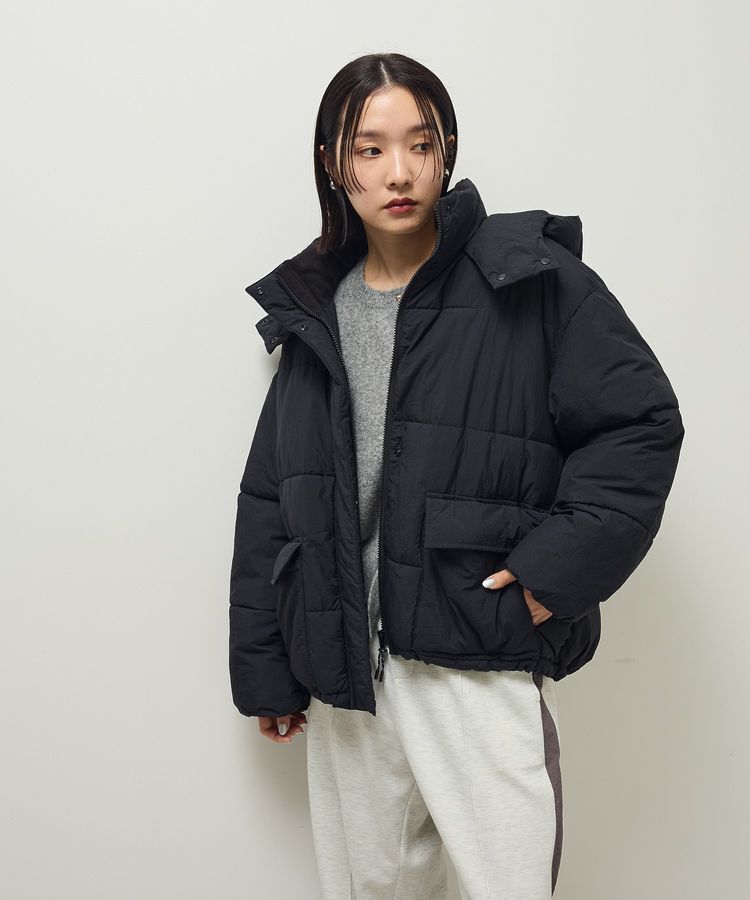 Green Parks「ライトファイバーフーディブルゾン」|ブルゾン・スタジャン|