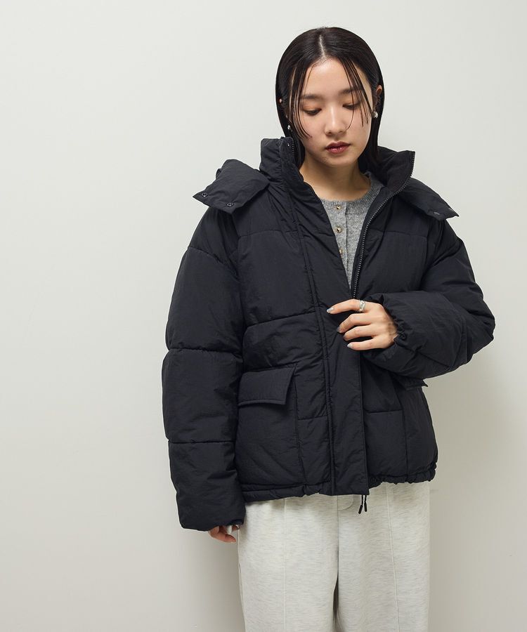 Green Parks「ライトファイバーフーディブルゾン」|ブルゾン・スタジャン|