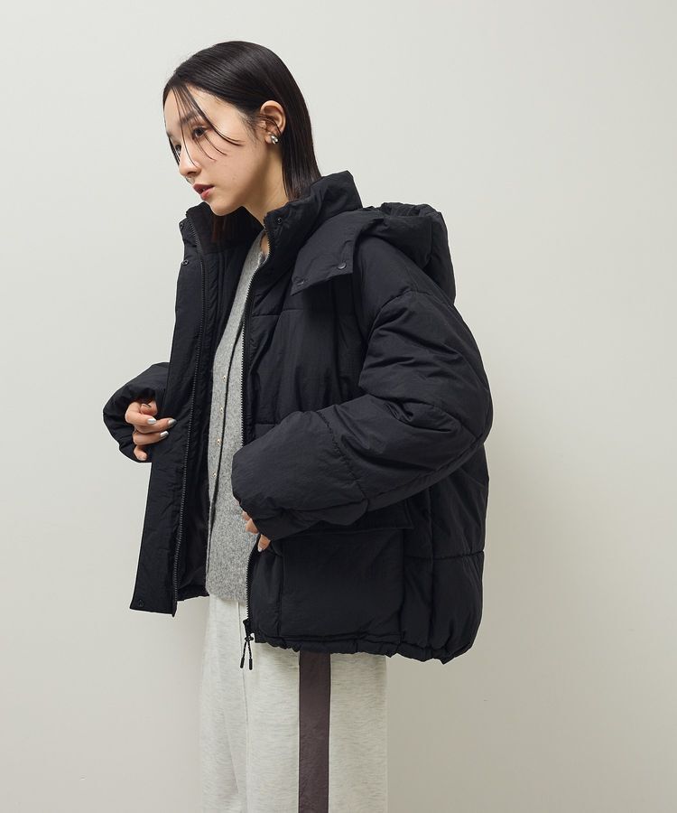 Green Parks「ライトファイバーフーディブルゾン」|ブルゾン・スタジャン|