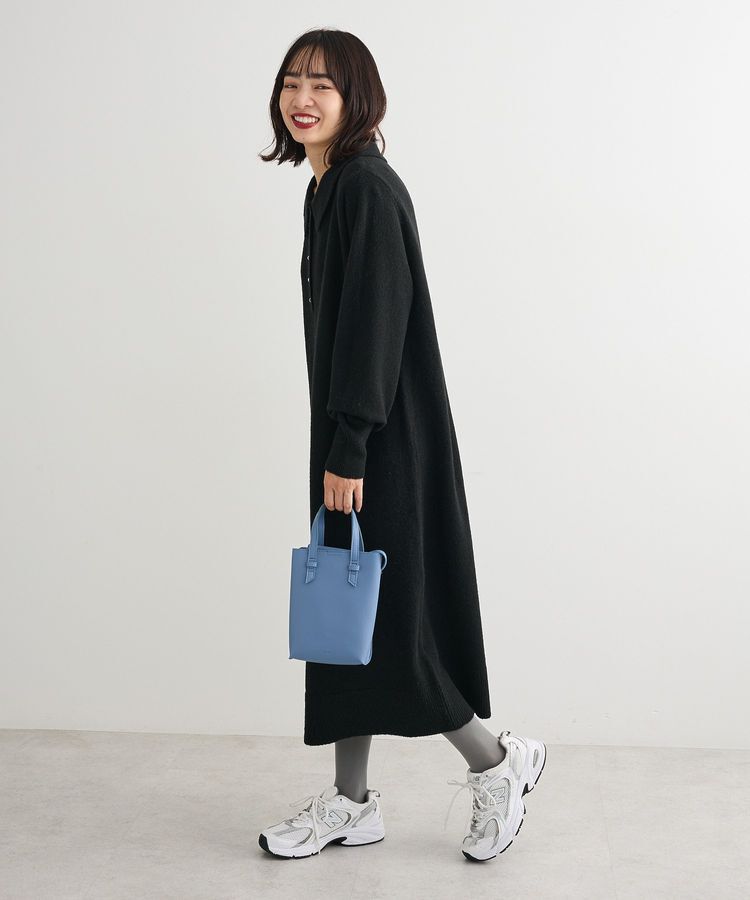 Green Parks「金釦ポロシャツニットワンピース」|ワンピース|