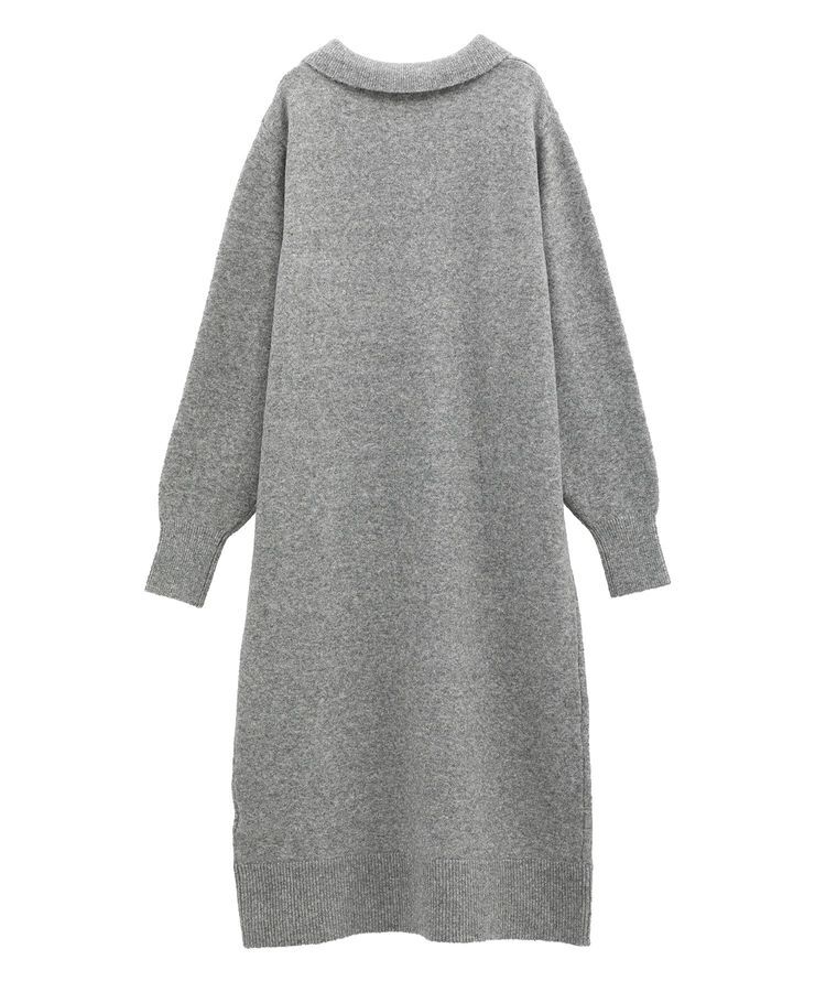 Green Parks「金釦ポロシャツニットワンピース」|ワンピース|