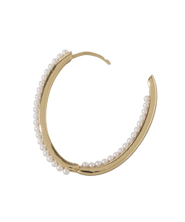 Green Parks「パールラインワンタッチピアス」|ピアス|