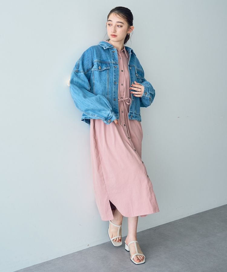 Editt by YECCA VECCA「フリンジデニムジャケット」|テーラードジャケット|