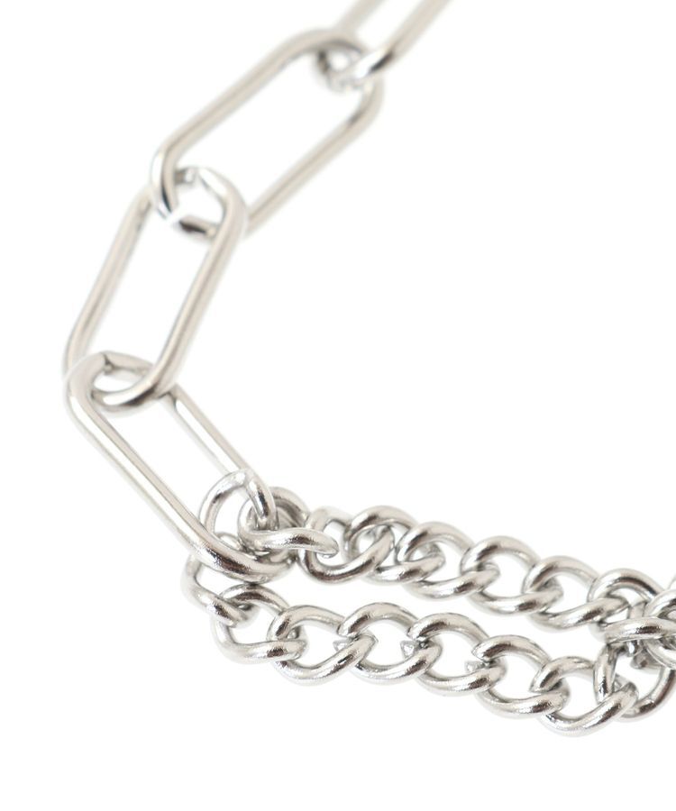 YECCA VECCA「コンビチェーンステンレスブレスレット」|ブレスレット・バングル|