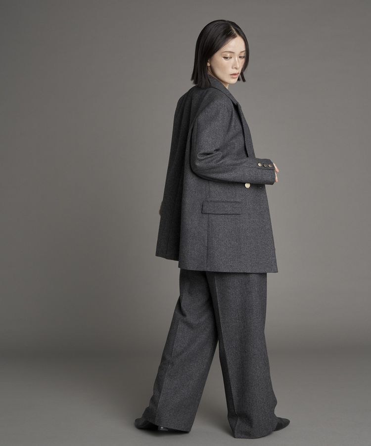 YECCA VECCA「【尾崎紗代子&times;YECCA VECCA】ツイードテーラードジャケット」|テーラードジャケット|