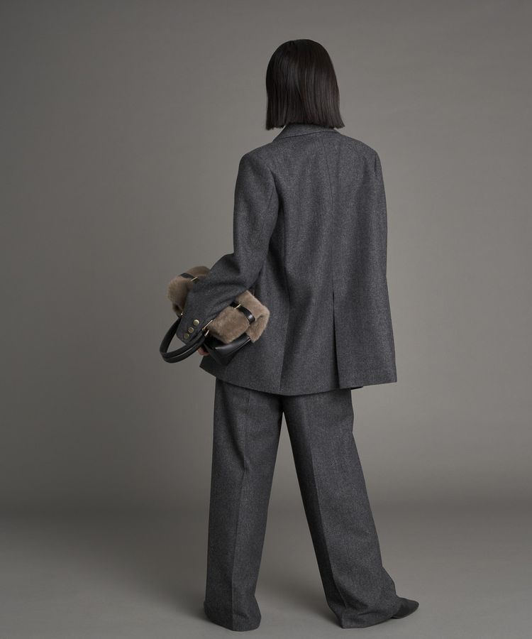 YECCA VECCA「【尾崎紗代子&times;YECCA VECCA】ツイードテーラードジャケット」|テーラードジャケット|