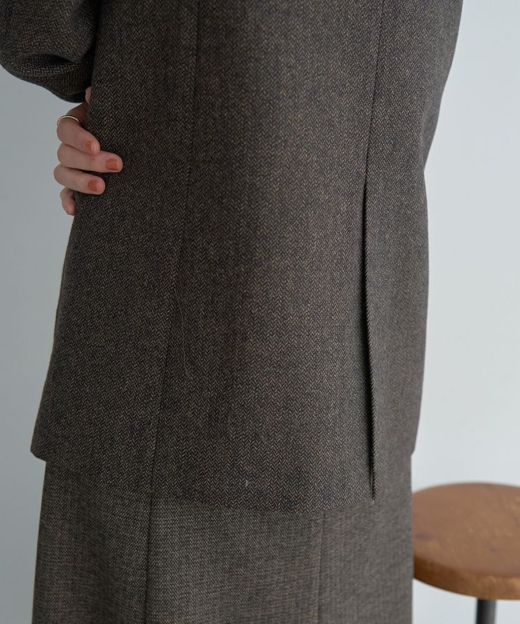 YECCA VECCA「【尾崎紗代子&times;YECCA VECCA】ツイードテーラードジャケット」|テーラードジャケット|