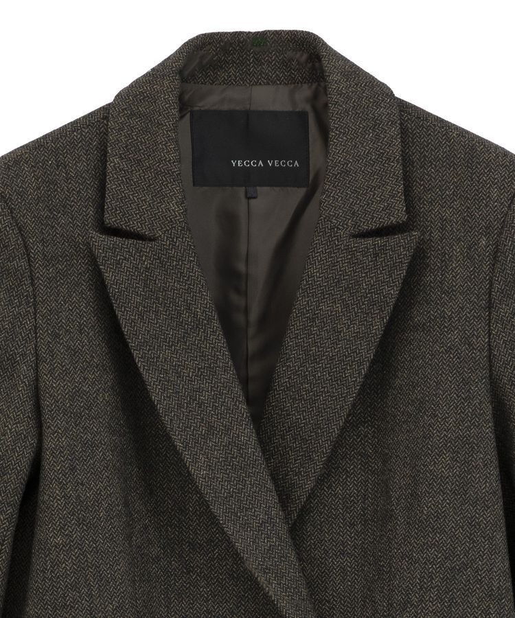 YECCA VECCA「【尾崎紗代子&times;YECCA VECCA】ツイードテーラードジャケット」|テーラードジャケット|