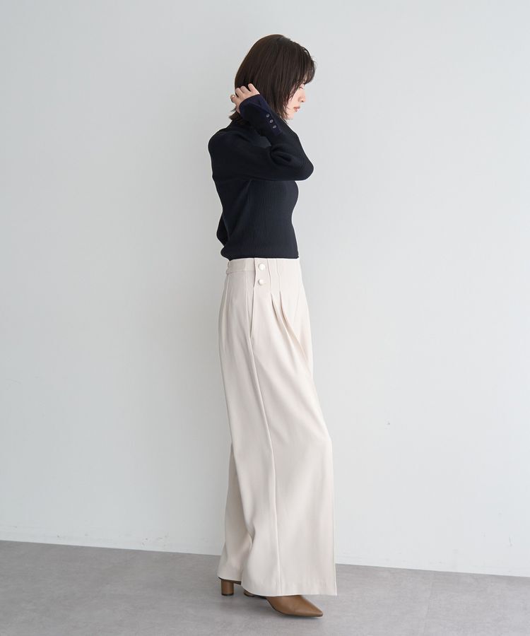 YECCA VECCA「金釦ワイドパンツ」|その他|