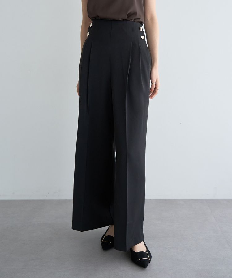YECCA VECCA「金釦ワイドパンツ」|その他|