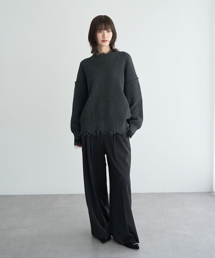 YECCA VECCA「金釦ワイドパンツ」|その他|