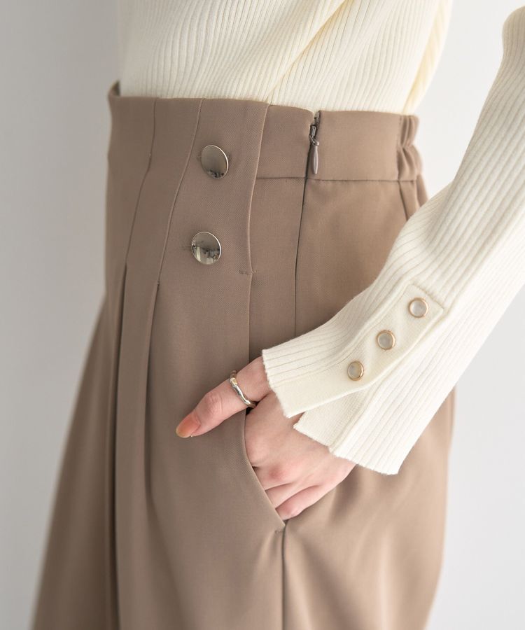 YECCA VECCA「金釦ワイドパンツ」|その他|