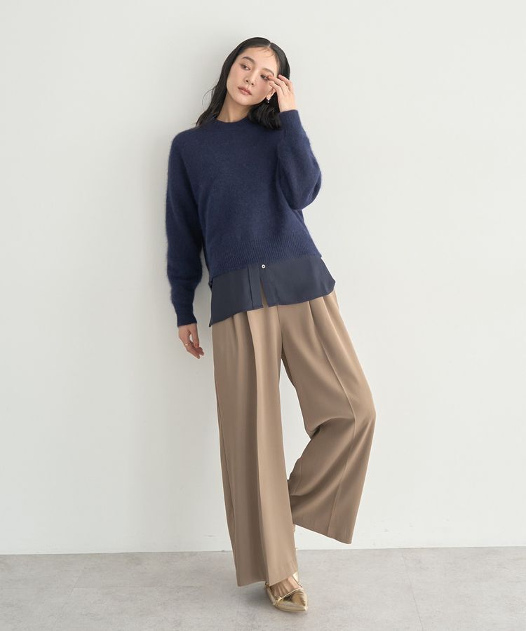 YECCA VECCA「金釦ワイドパンツ」|その他|